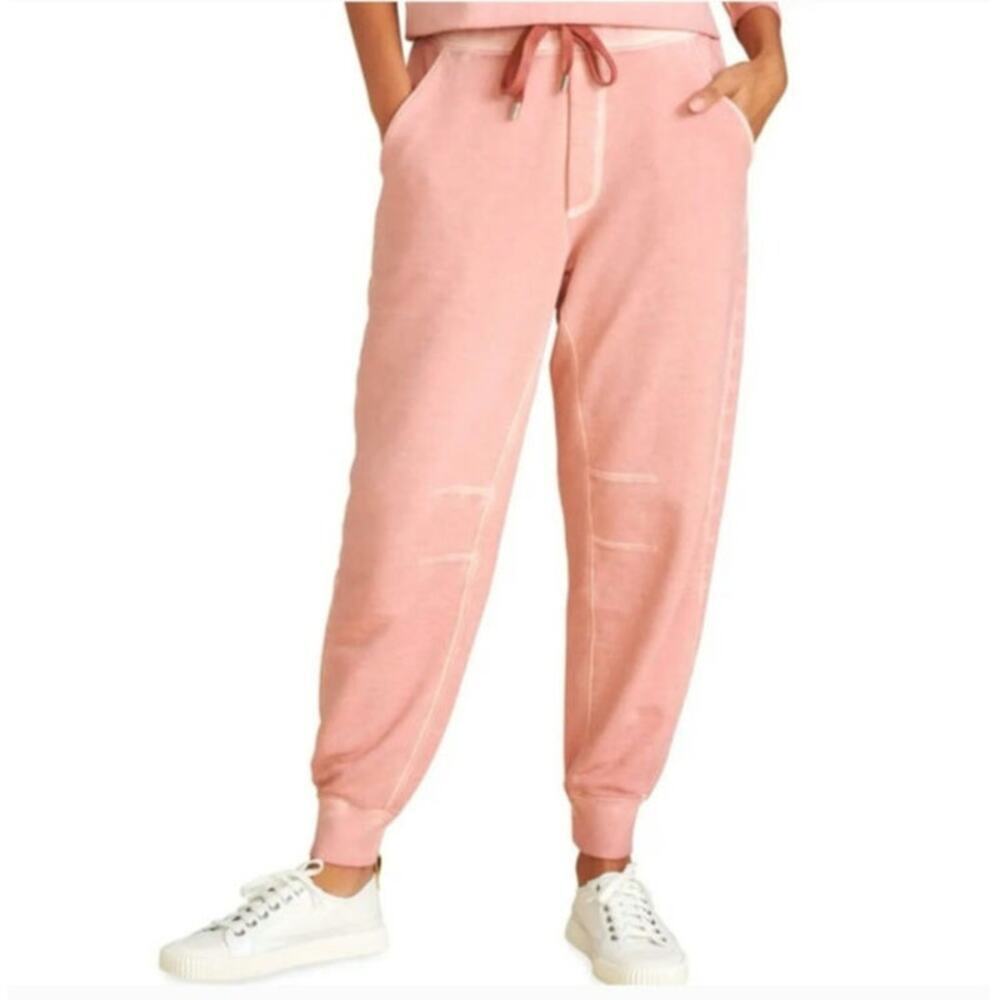 Veronica Beard Jeans Preslee Cotton-Terry Track Pants Size: M
